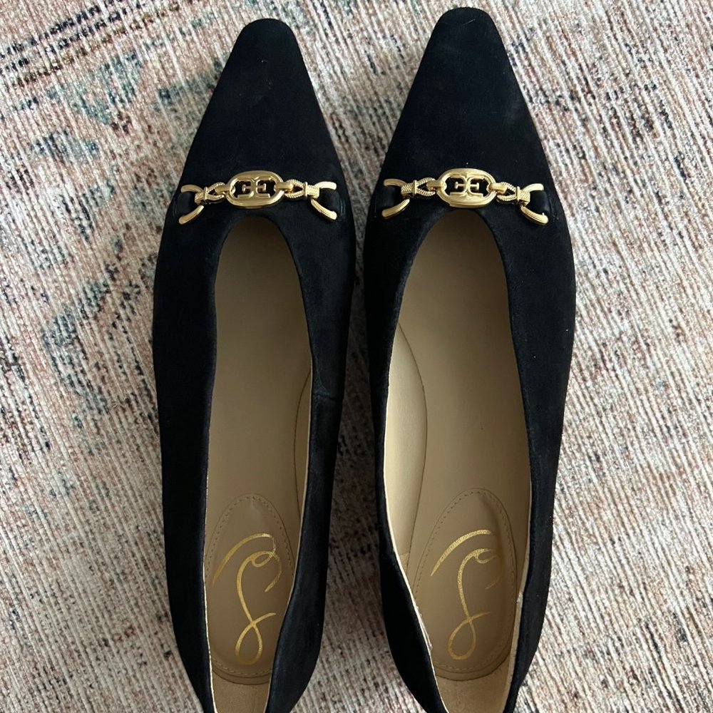 SAM EDELMAN JENICA FLATS; Size 9; Black